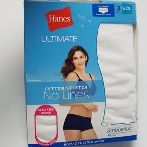 Hanes Intimates & Sleepwear - NWT No Panty Lines 3 Boyshort Underwears Hanes Intimates & Sleepwear - NWT No Panty Lines 3 Boyshort Underwears